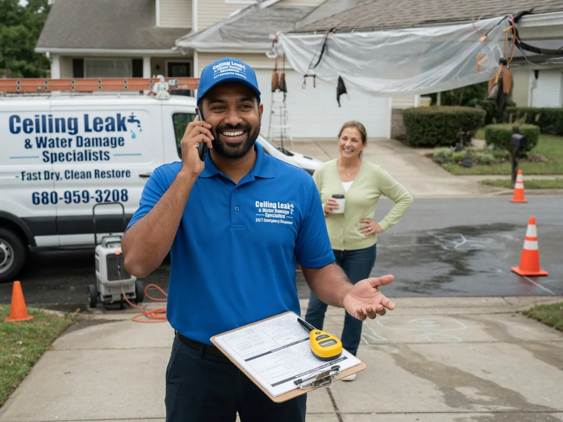 Ceiling Leak Cleanup Baldwin, IA FAQs